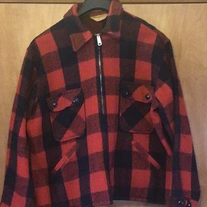VTG WOOL PLAID HUNTING JACKET